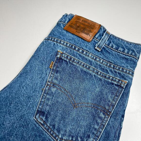 Vintage Levi’s 540 Relaxed Fit Jeans Men’s W38 L30 Blue Denim USA Made Brown Tab - Picture 12 of 12